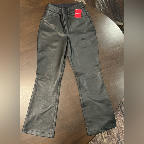 SPANX Pants - Spanx Leather-Like Kick Flare Pant. New With Tags. Size XS/XCH/TP or Petite XS